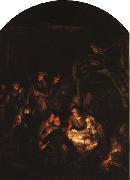 Adoration of the Shepherds Rembrandt